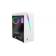 Nfortec Lynx Torre Gaming Blanca RGB (Cristal Templado) Compatible con Placas ATX